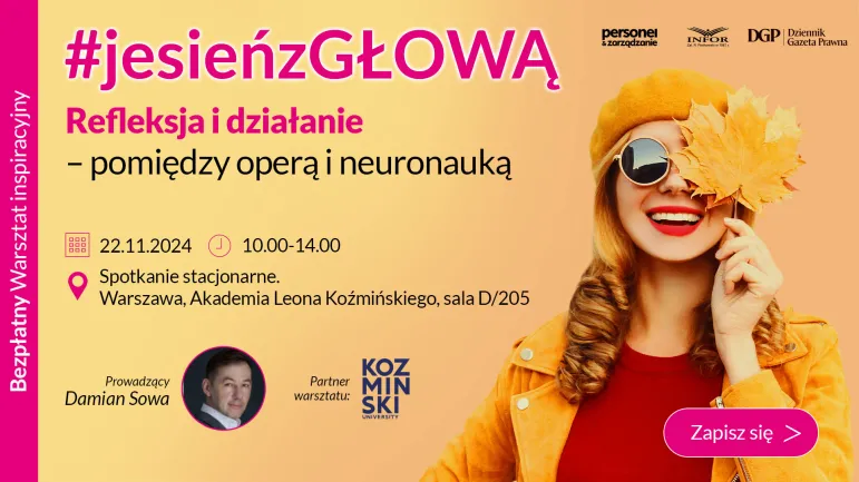 Refleksja i działanie – pomiędzy operą i neuronauką. Bezpłatny warsztat inspiracyjny