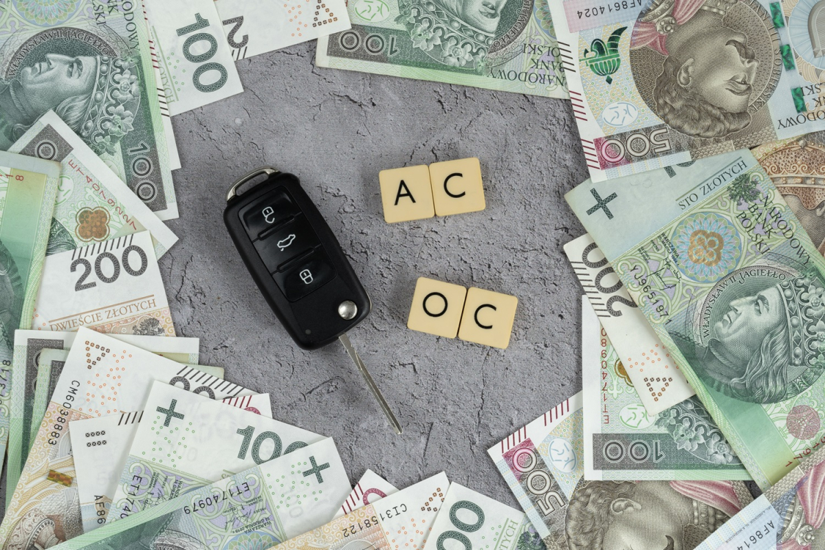ac, oc, auto, pieniądze