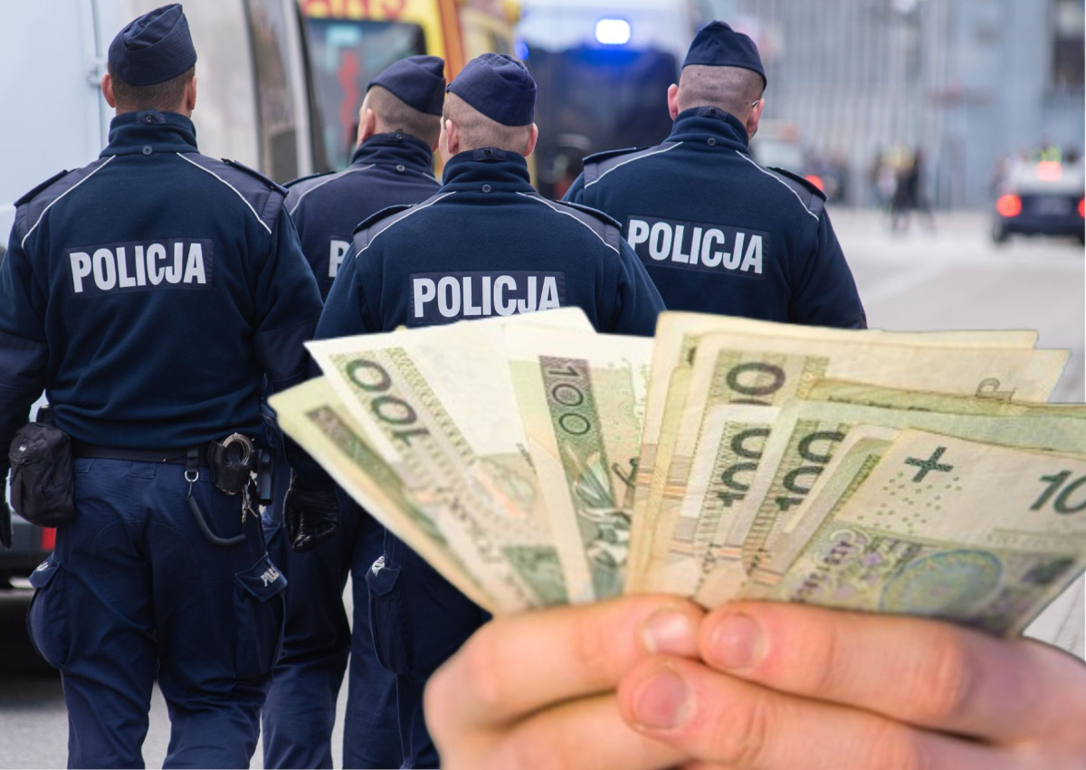 policjanci, sądy, pieniądze
