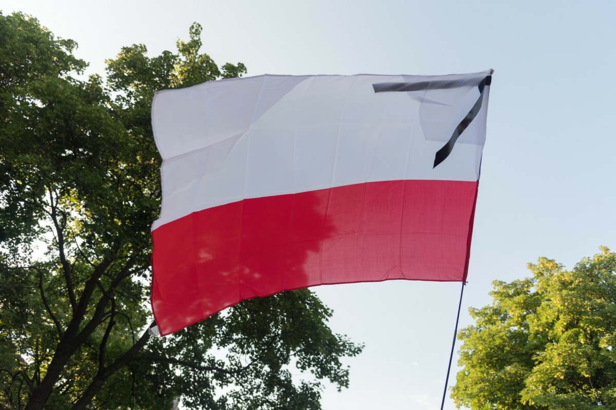 żałoba narodowa, flaga