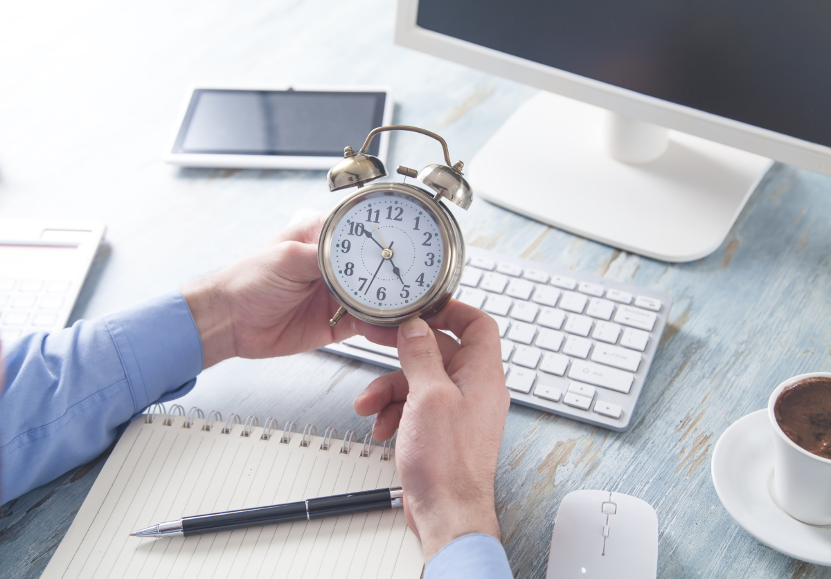 zegar, praca, czas pracy