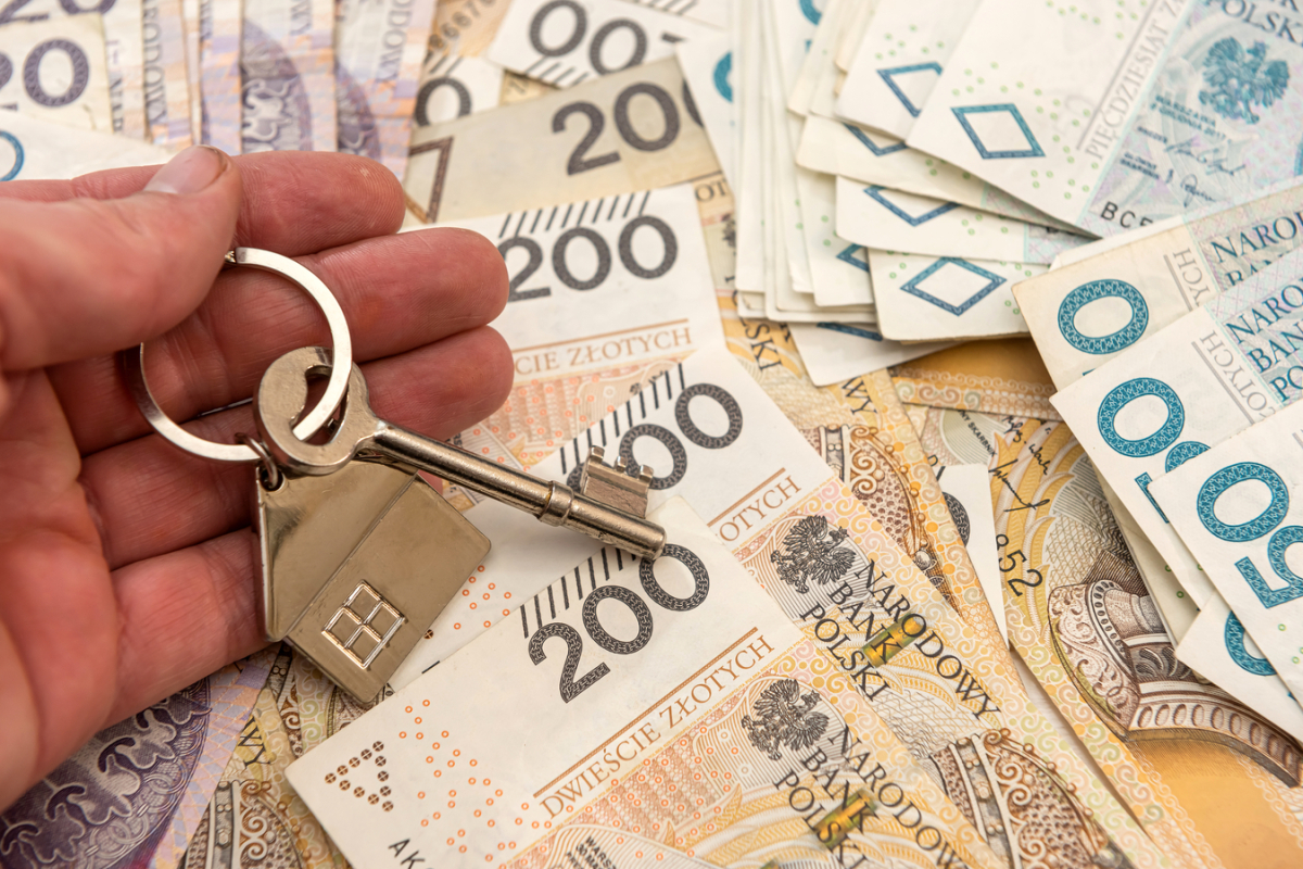 pieniądze, dom, klucze