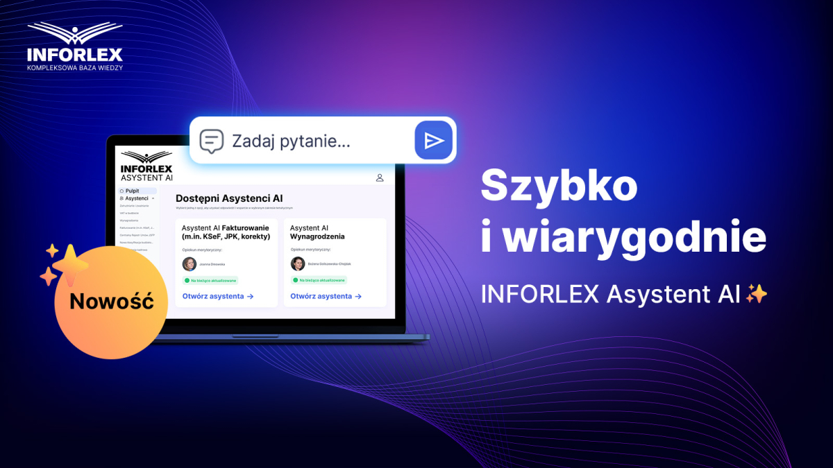 INFORLEX uruchamia Asystenta AI „z ludzką twarzą”. Dostępne nowe możliwości wyszukiwania informacji