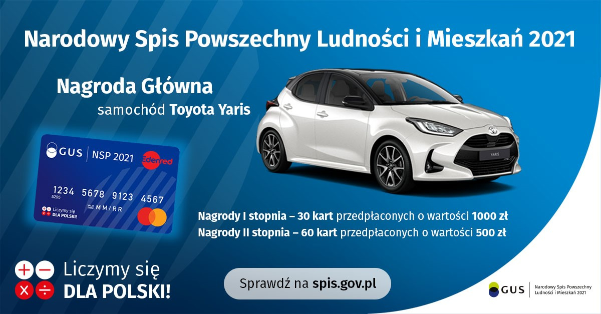 Spis Powszechny loteria - rejestracja, co można wygrać, losowania