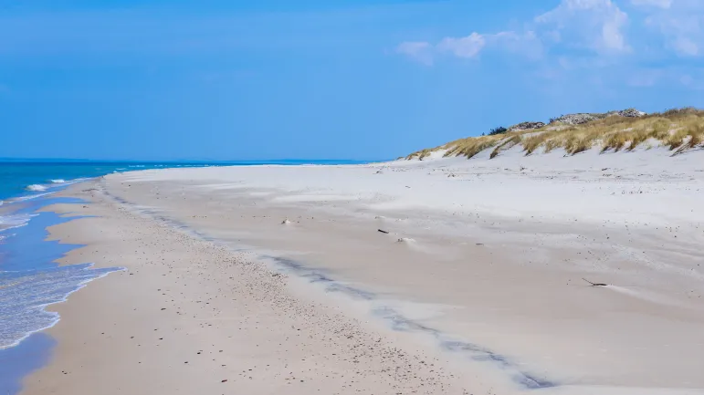 Plaża nad Morzem Bałtyckim/Fot. Konrad Żelazowski