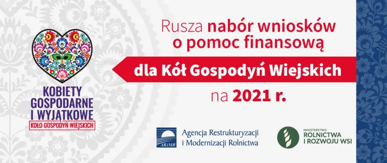 Pomoc finansowa dla Kół Gospodyń Wiejskich - nabór wniosków