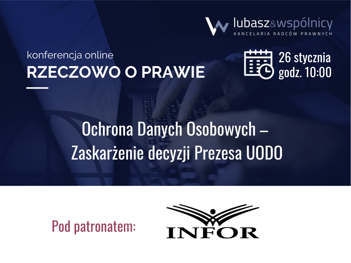 Konferencja ODO 26 stycznia 2023 - patronat INFOR