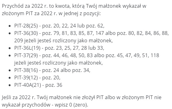 przychód za 2022 rozliczenie pit