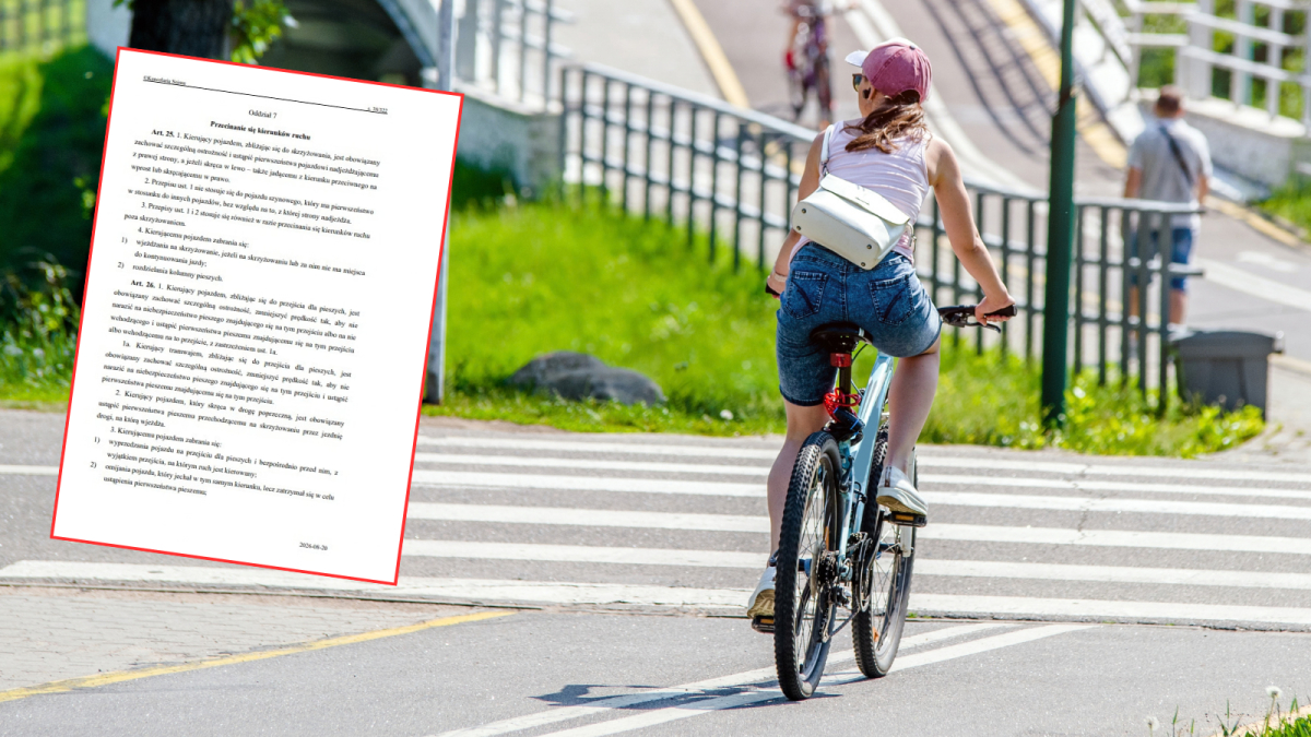 Nowa zasada pierwszeństwa rowerzystów w stosunku do kierujących pojazdami – kierowcy będą musieli ustąpić rowerom, bo „przepisy powinny być jednoznaczne, przewidywalne i dostosowane do realiów ruchu drogowego”? RPO wystąpił do MI