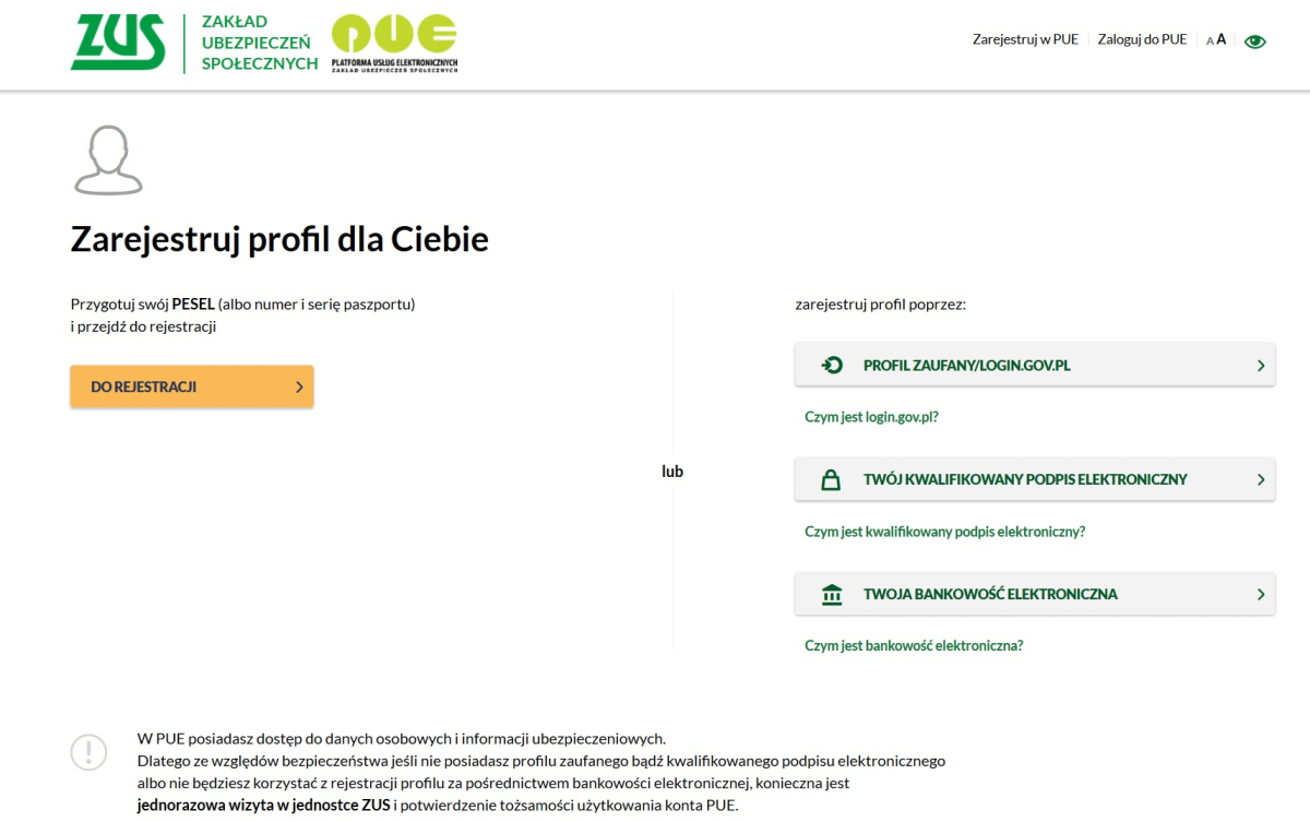 Wnioski na PUE ZUS - zmiany od 27 marca 2021