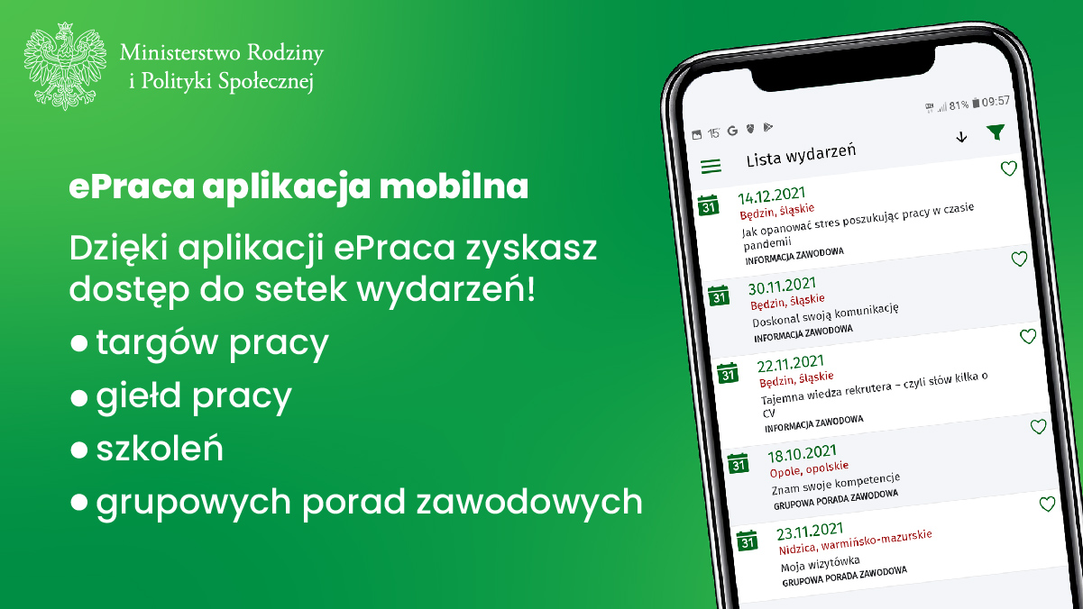 aplikacja epraca poszukiwanie pracy