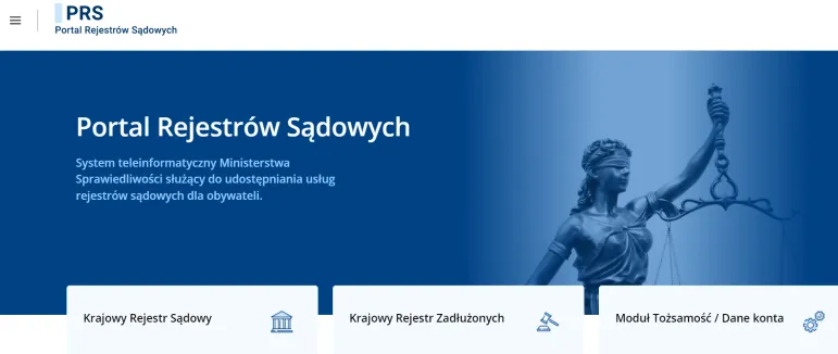 Portal Rejestrów Sądowych – doręczenia do KRS, brak możliwości udostępniania spraw