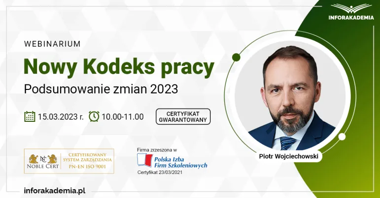 Nowy kodeks pracy - webinarium