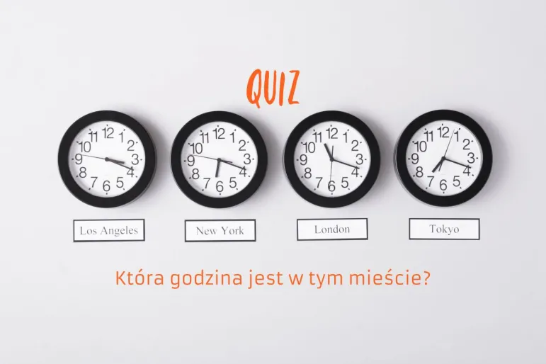 quiz godziny strefy czasowe