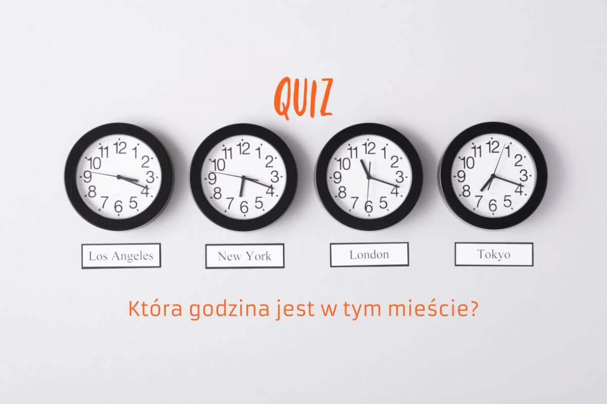 quiz godziny strefy czasowe