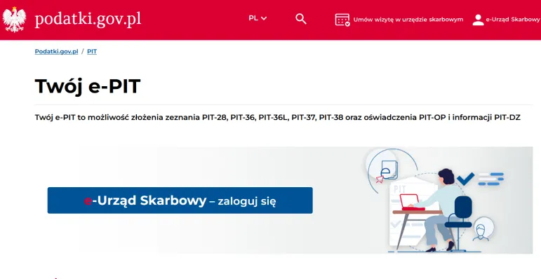 Dzięki usłudze Twój e-PIT szybko i łatwo rozliczysz swój PIT