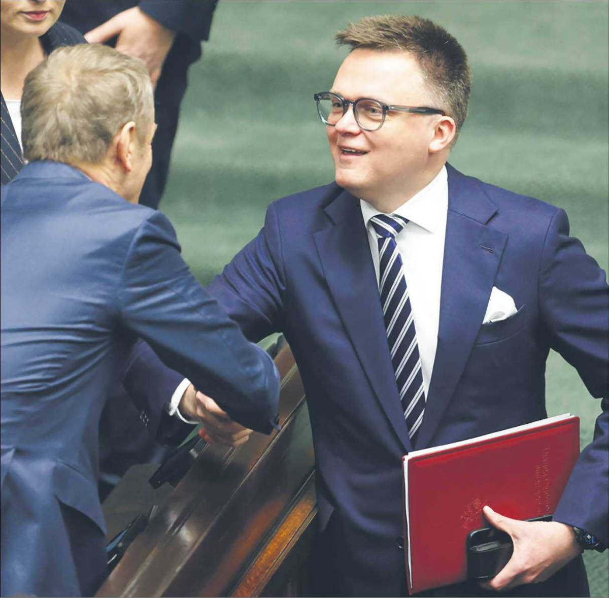 Wczoraj premier Donald Tusk spotkał się w sprawie budżetu z marszałkiem Sejmu Szymonem Hołownią z Polski 2050