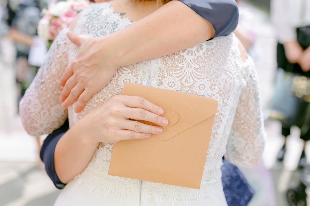 wesele, prezent, koperta, ślub