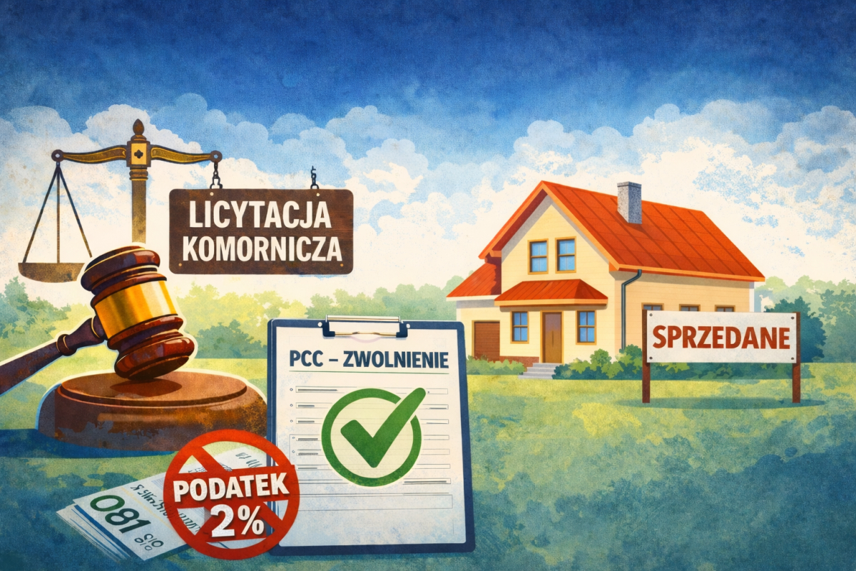 Zwolnienie podatkowe dla pierwszego nabywcy, a dom z licytacji komorniczej