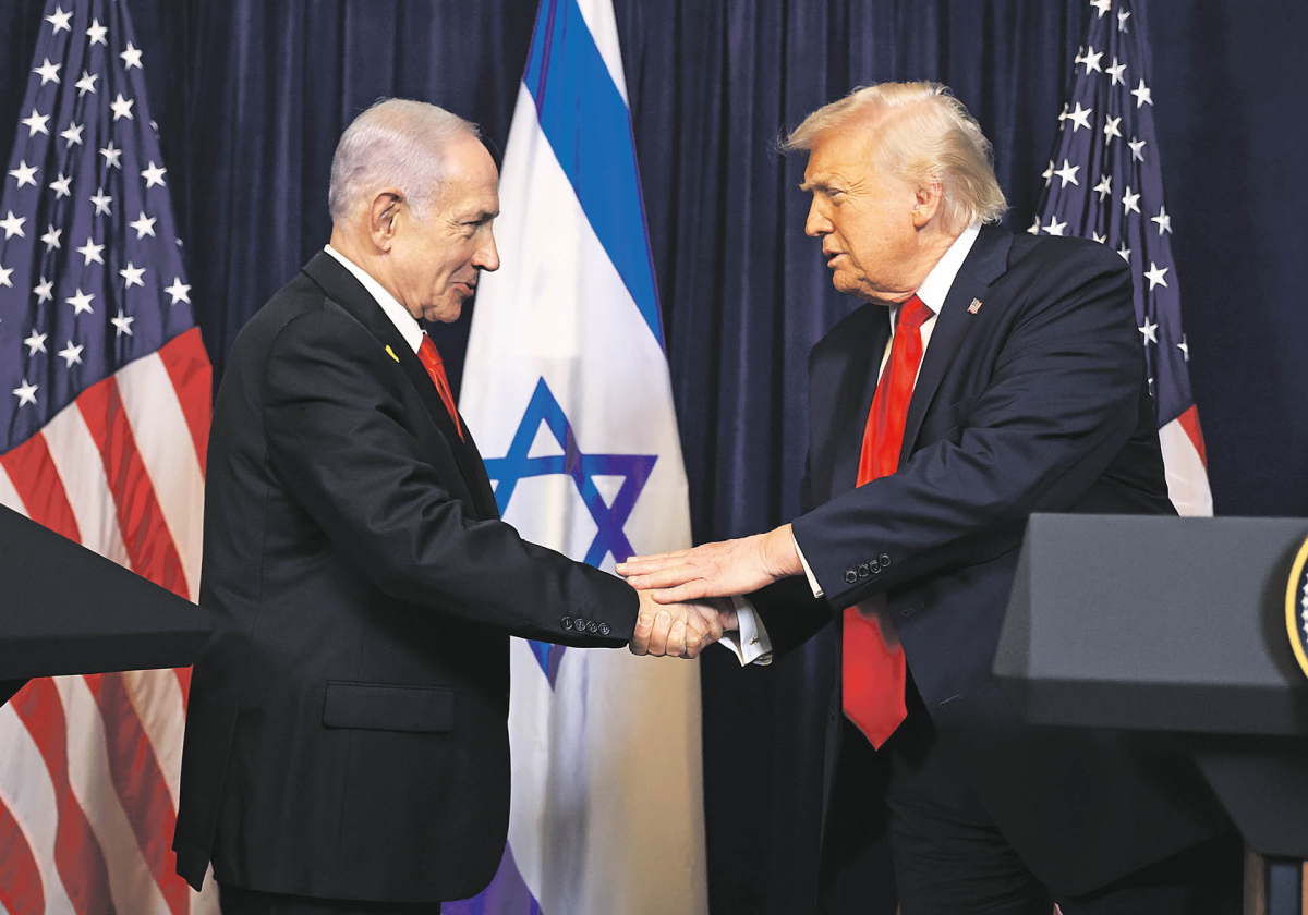 Spotkanie prezydenta USA Donalda Trumpa i premiera Izraela Binjamina Netanjahu. Mar-a-Lago, 29 grudnia 2025 r.