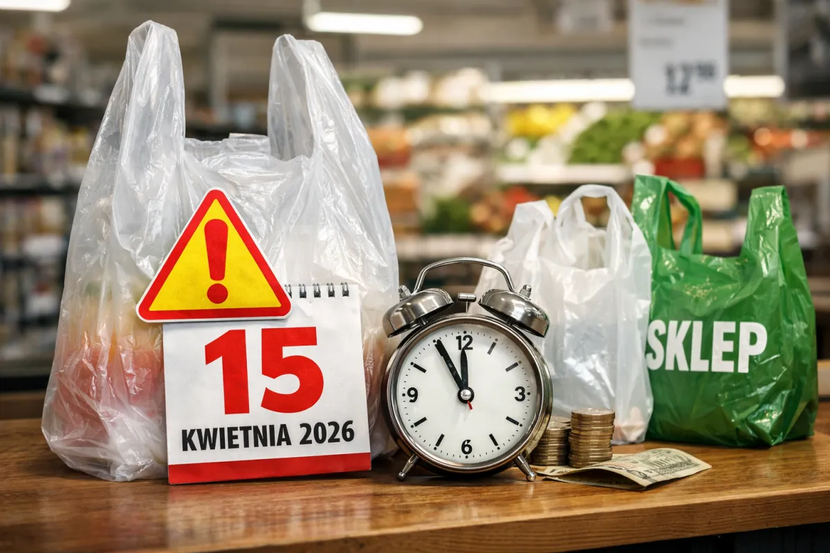 Opłata za foliowe torby: kto musi zapłacić do środy i ile grozi za spóźnienie?