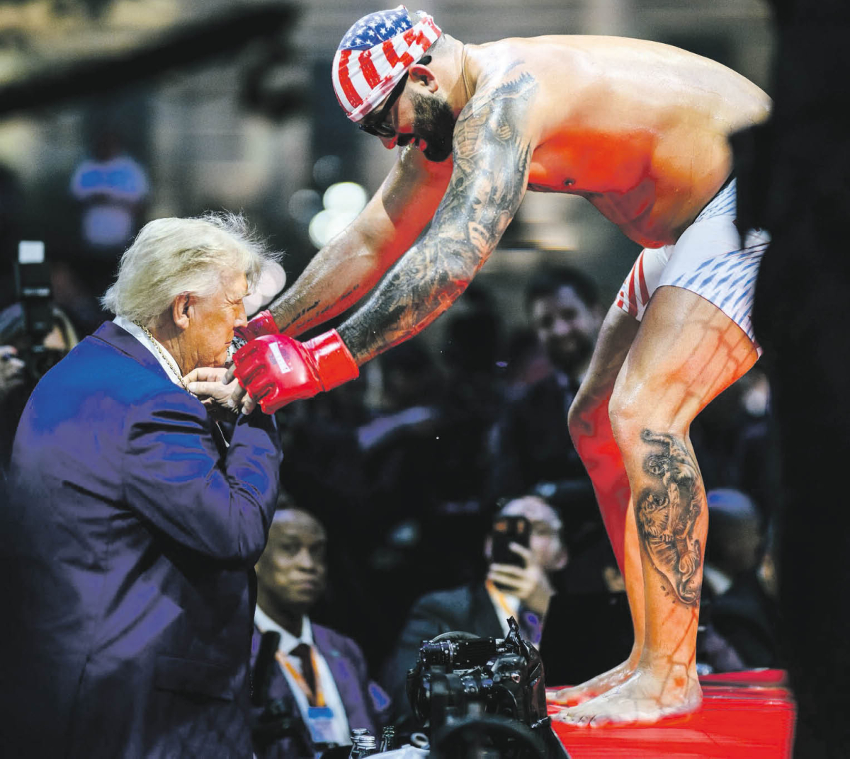 Gala mieszanych sztuk walki (MMA) zorganizowana przez Donalda Trumpa przed Białym Domem. Waszyngton, 14 czerwca 2026 r.