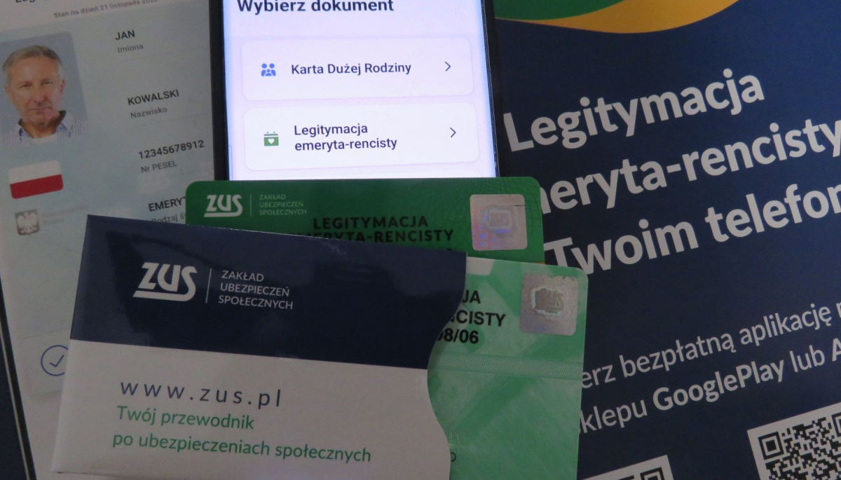 Legitymacja emeryta i rencisty w telefonie. Chcesz mieć plastikową legitymację w portfelu? Musisz złożyć wniosek
