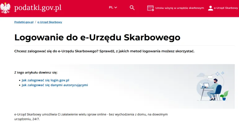 e-urząd skarbowy logowanie pit