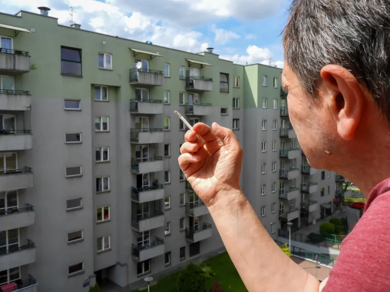 balkon palenie Ministerstwo Zdrowia