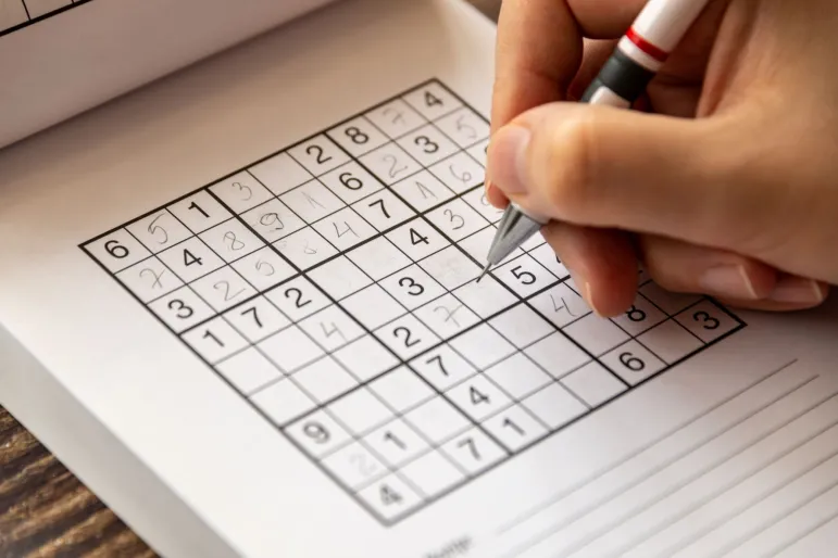 sudoku, łamigłówki matematyczne