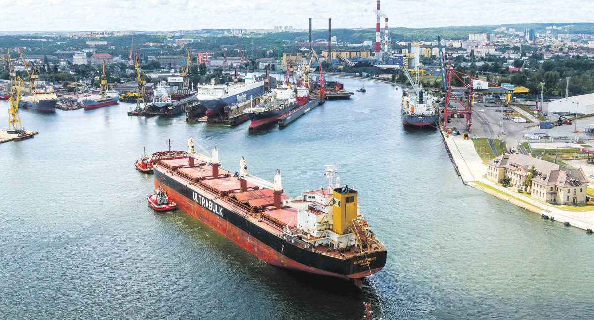 Port Gdański, nabrzeża Rudowe i Węglowe