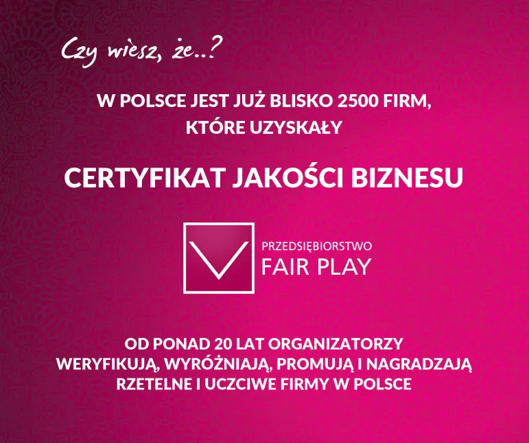 Program „Przedsiębiorstwo Fair Play