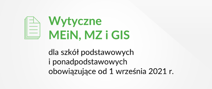 rekomendacje dla szkół od 1 września 2021