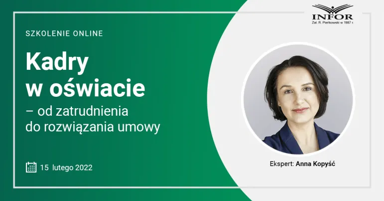 Szkolenie online: kadry w oświacie - 15 lutego 2022