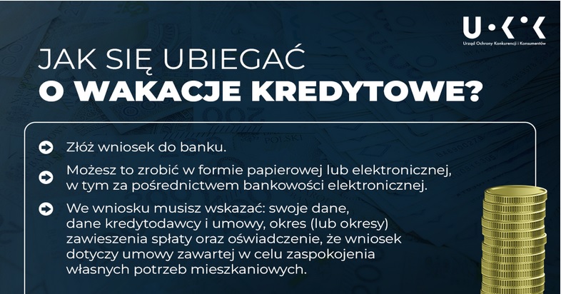 Jak się ubiegać o wakacje kredytowe