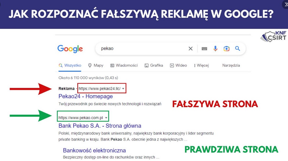 Jak rozpoznaj fałszywą reklamę w Google?