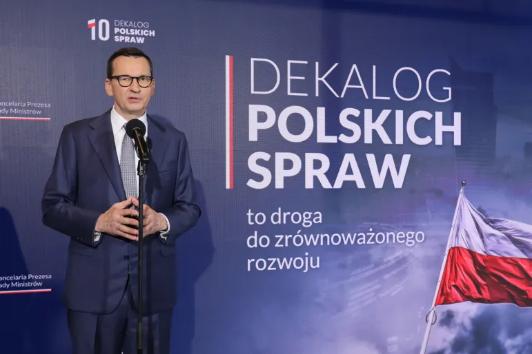 Premier Mateusz Morawiecki: prezes NBP Adam Glapiński żadną miarą nie powinien podlegać ocenie Trybunału Stanu