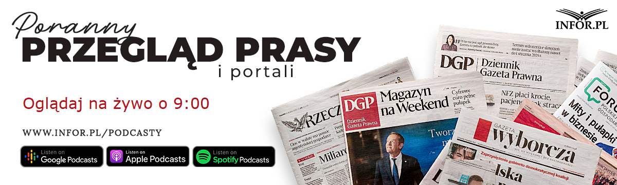 Poranny Przegląd Prasy na żywo