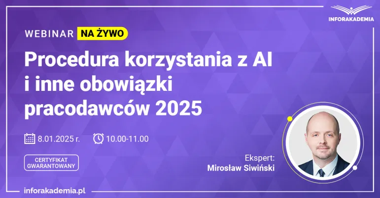 webinar procedura korzystania z AI