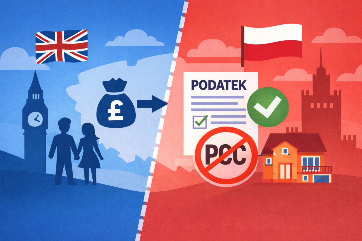 PCC, podatek od spadków i darowizny