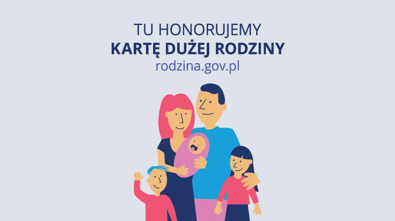 Tu honorujemy KDR - naklejka dla partnerów KDR