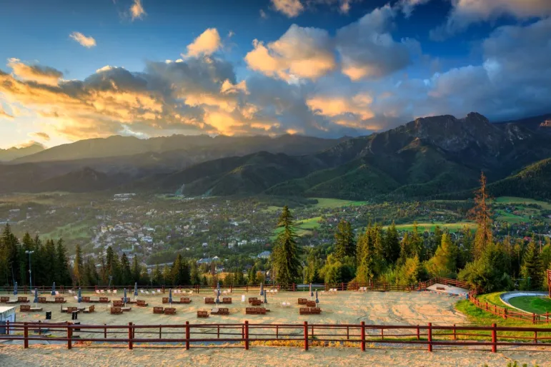 gubałówka plaża góry tatry Polska