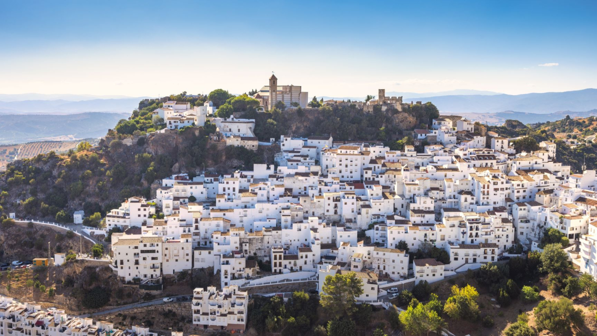 Casares - miasto w Andaluzji - Hiszpania