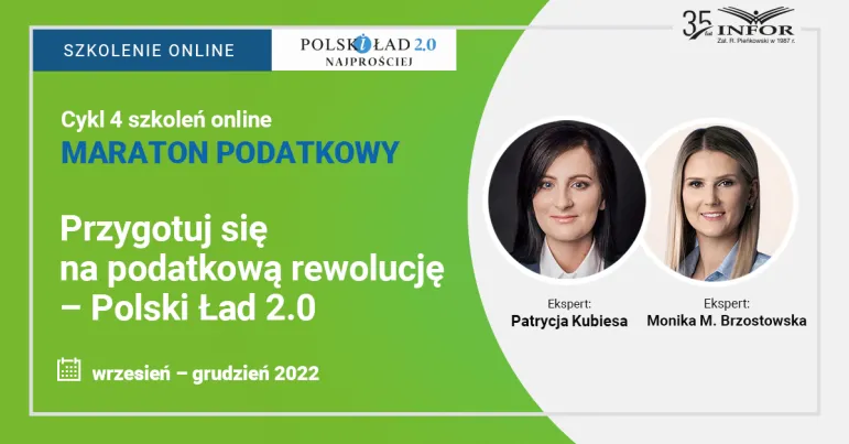 Maraton podatkowy 2022 (3. Edycja) – 4 szkolenia online