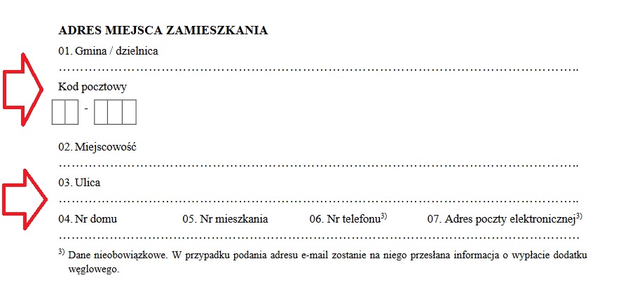 Adres zamieszkania