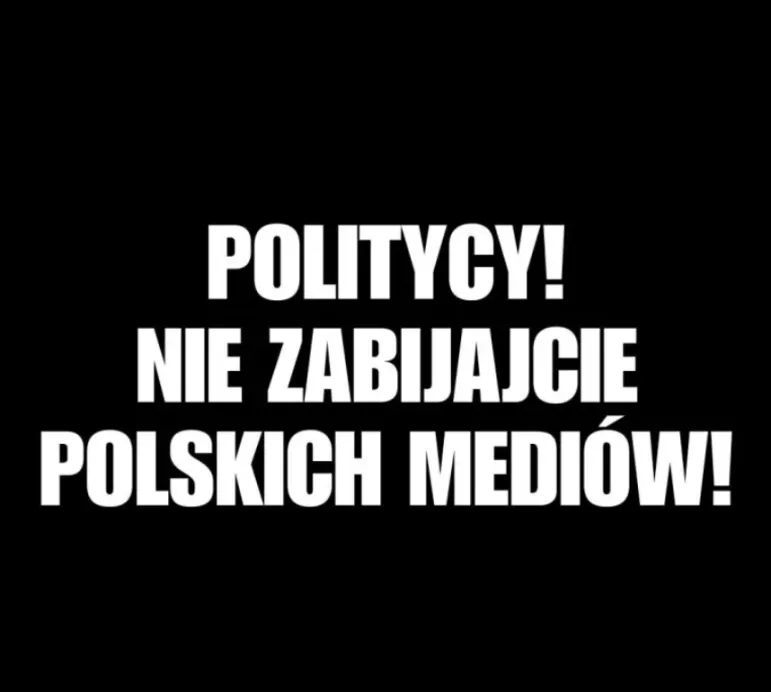 Politycy! Nie zabijajcie polskich mediów