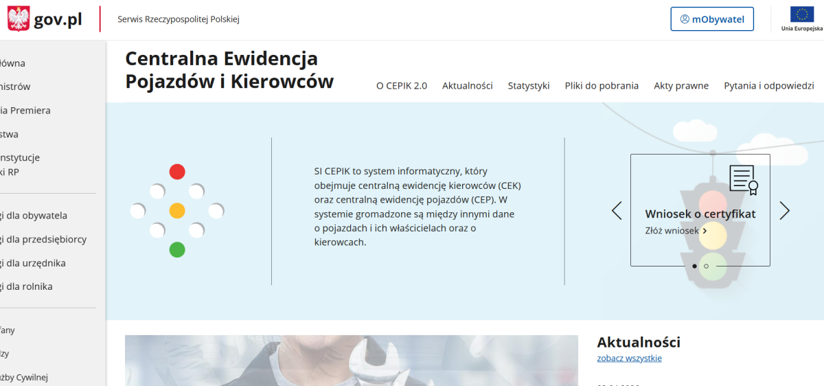Centralna Ewidencja Pojazdów i Kierowców