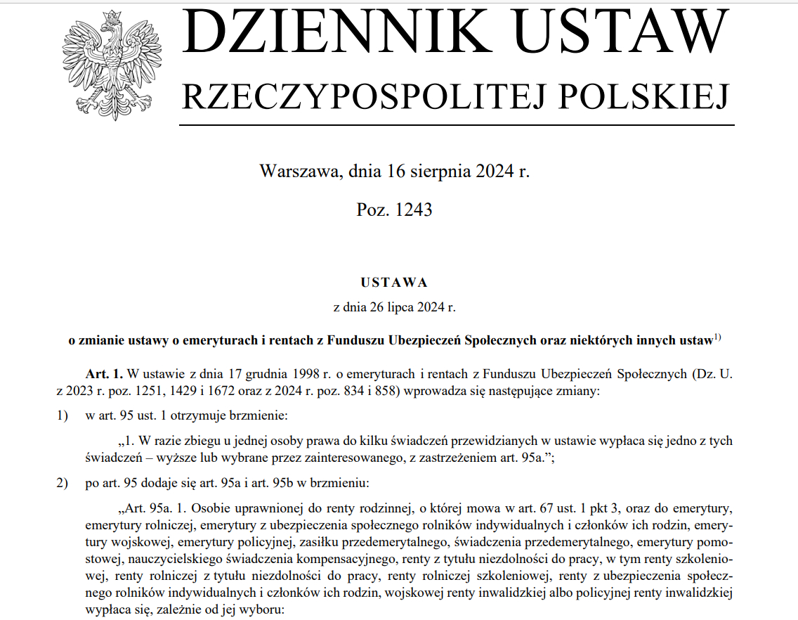 Ustawa o rencie wdowiej