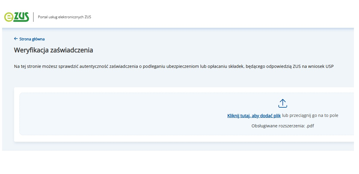 weryfikacja zaświadczenia o stażu pracy zus