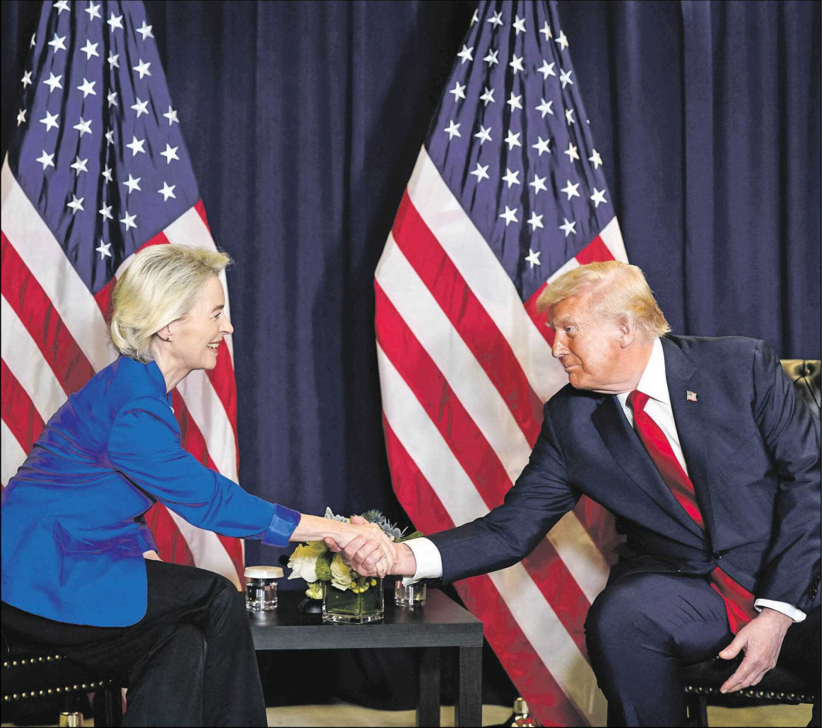 Ursula von der Leyen i Donald Trump, wrzesień 2025 r.